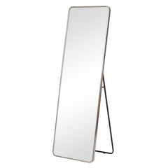 Elle 165cm Rectangle Standing Full Length Mirror Gunmetal Grey