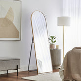 Cindy 165cm Arched Standing Full Length Mirror Gold