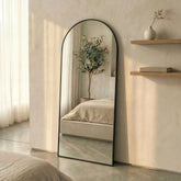 Cindy XL 180cm Arch Mirror Black