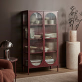 Eve Modern Large Metal Cabinet Wine