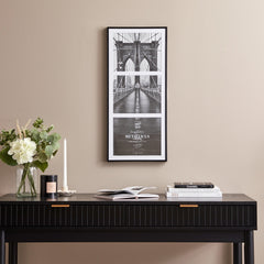 Metal 3 Slot Collage Photo Frame 20x25cm