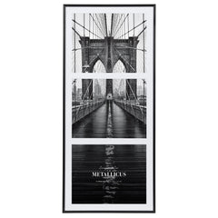 Metal 3 Slot Collage Photo Frame 20x25cm