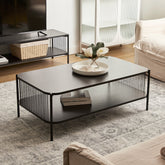 Marina Rectangle Coffee Table Black