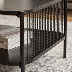 Marina Rectangle Coffee Table Black