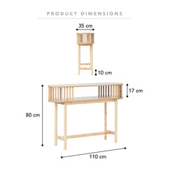 Halo Console Table Natural (110cm)