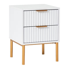 Indy Bedside Table White