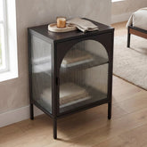 Eve Modern Metal Side Table Black