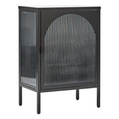 Eve Modern Metal Side Table Black