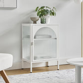 Eve Modern Metal Side Table White
