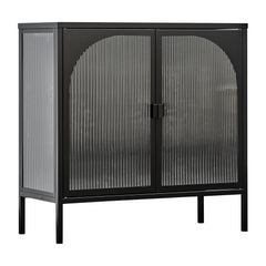 Eve Modern Metal Cabinet Black