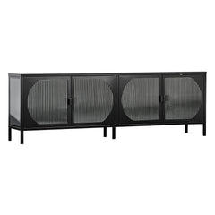 Eve Modern Metal Entertainment Unit Black (160cm)
