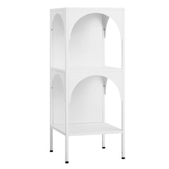 Eve Metal Open Front Shelving Unit White