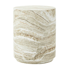 Astrid Green Marble Look Side Table