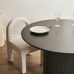 Cove Dining Table Black (120cm)
