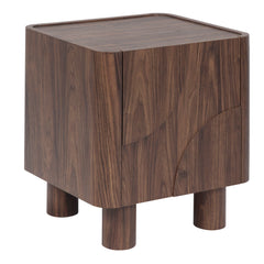 Iris Bedside Table Walnut