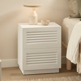 Neive Bedside Table White
