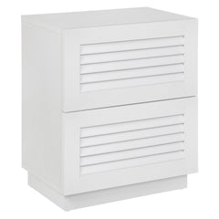 Neive Bedside Table White