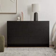 Oxford Chest of 6 Drawers Black