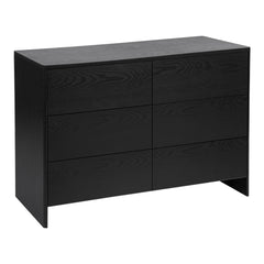 Oxford Chest of 6 Drawers Black