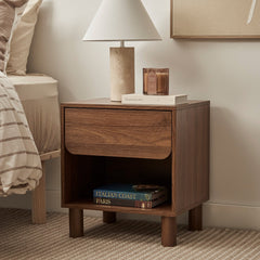 Davis Bedside Table Walnut