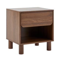 Davis Bedside Table Walnut