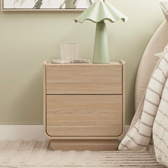 Malmo Bedside Table Oak (Set of 2)