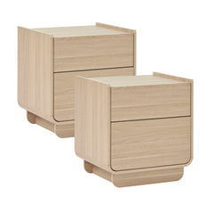 Malmo Bedside Table Oak (Set of 2)
