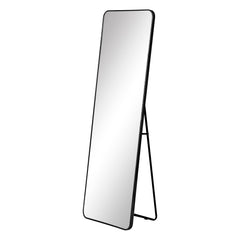 Elle 165cm Rectangle Standing Full Length Mirror Black