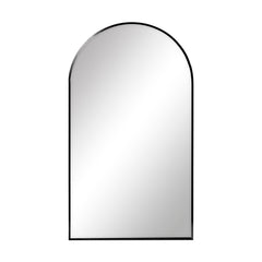 Naomi 80cm Arched Wall Mirror Black