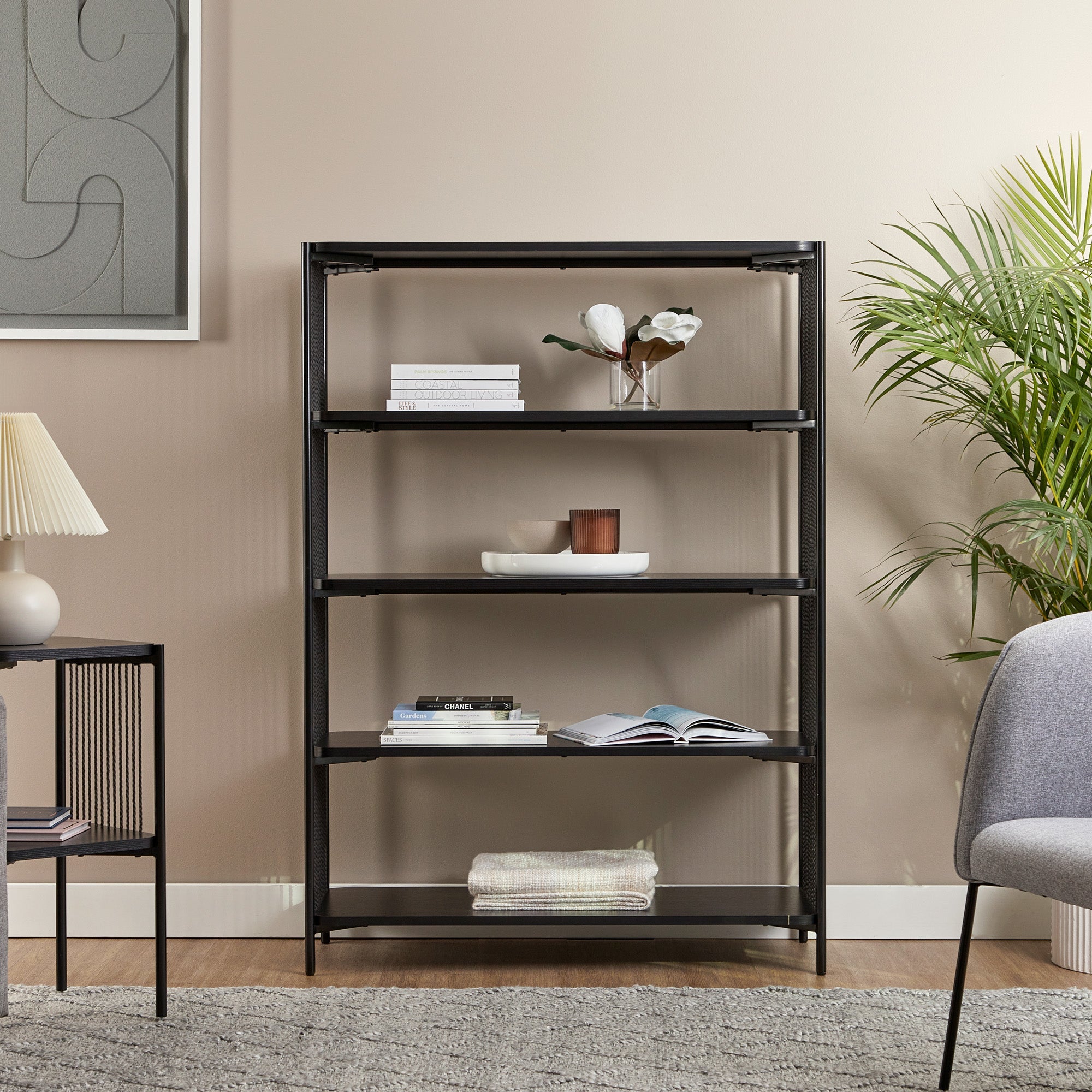 Marina Bookshelf Black