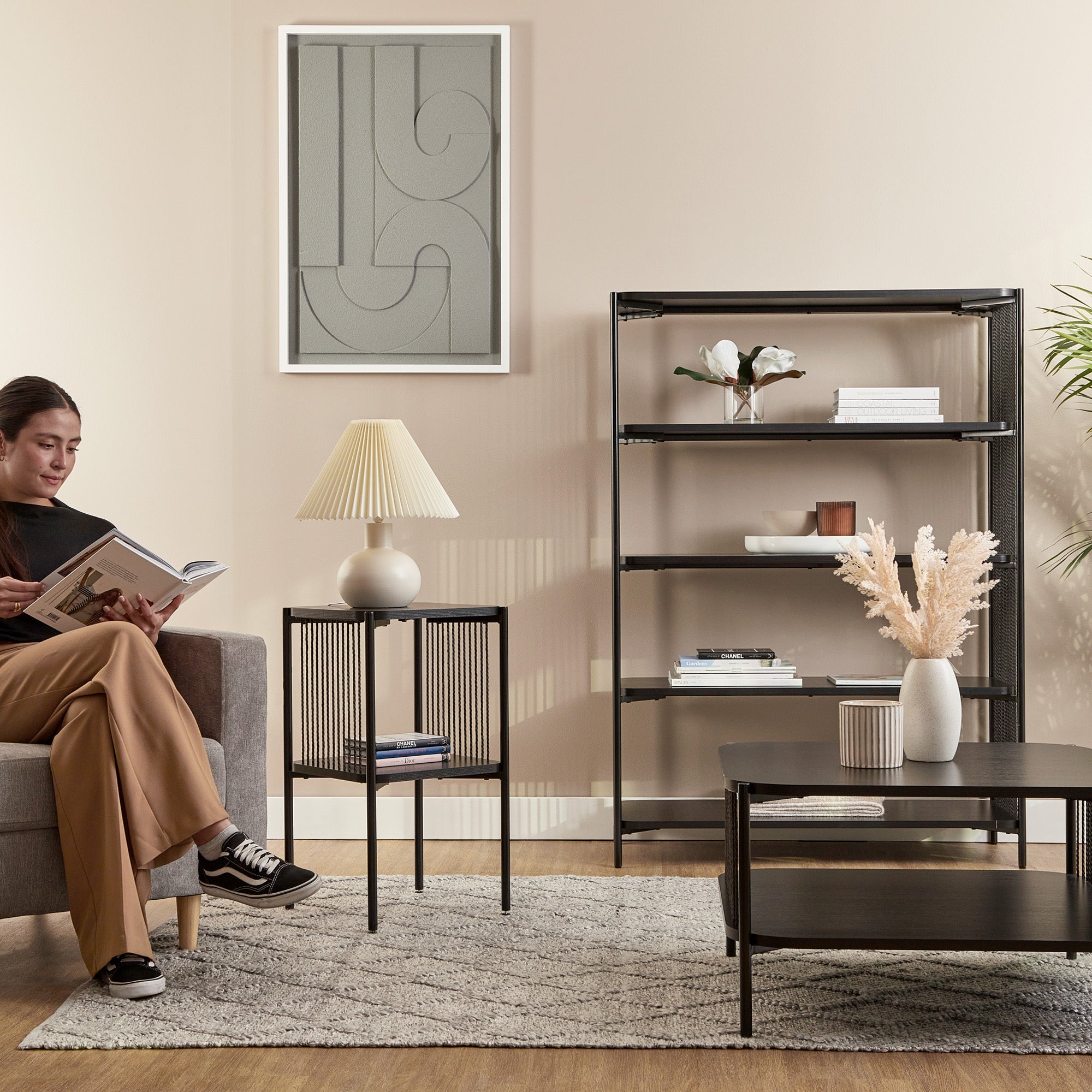 Marina Bookshelf Black
