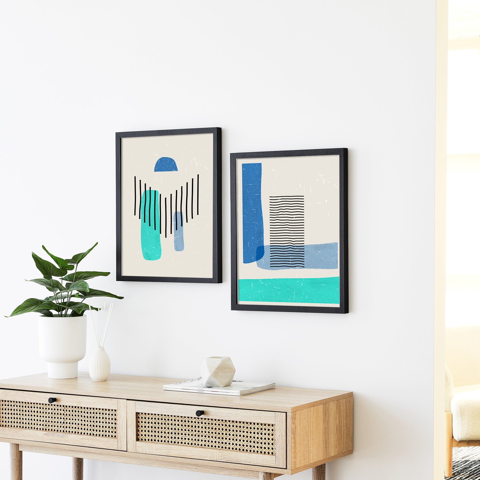 Set of 2 40x50cm Poster Photo Frames