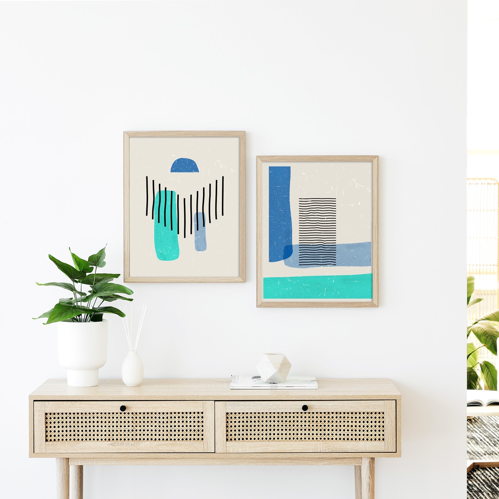 Set of 2 40x50cm Poster Photo Frames