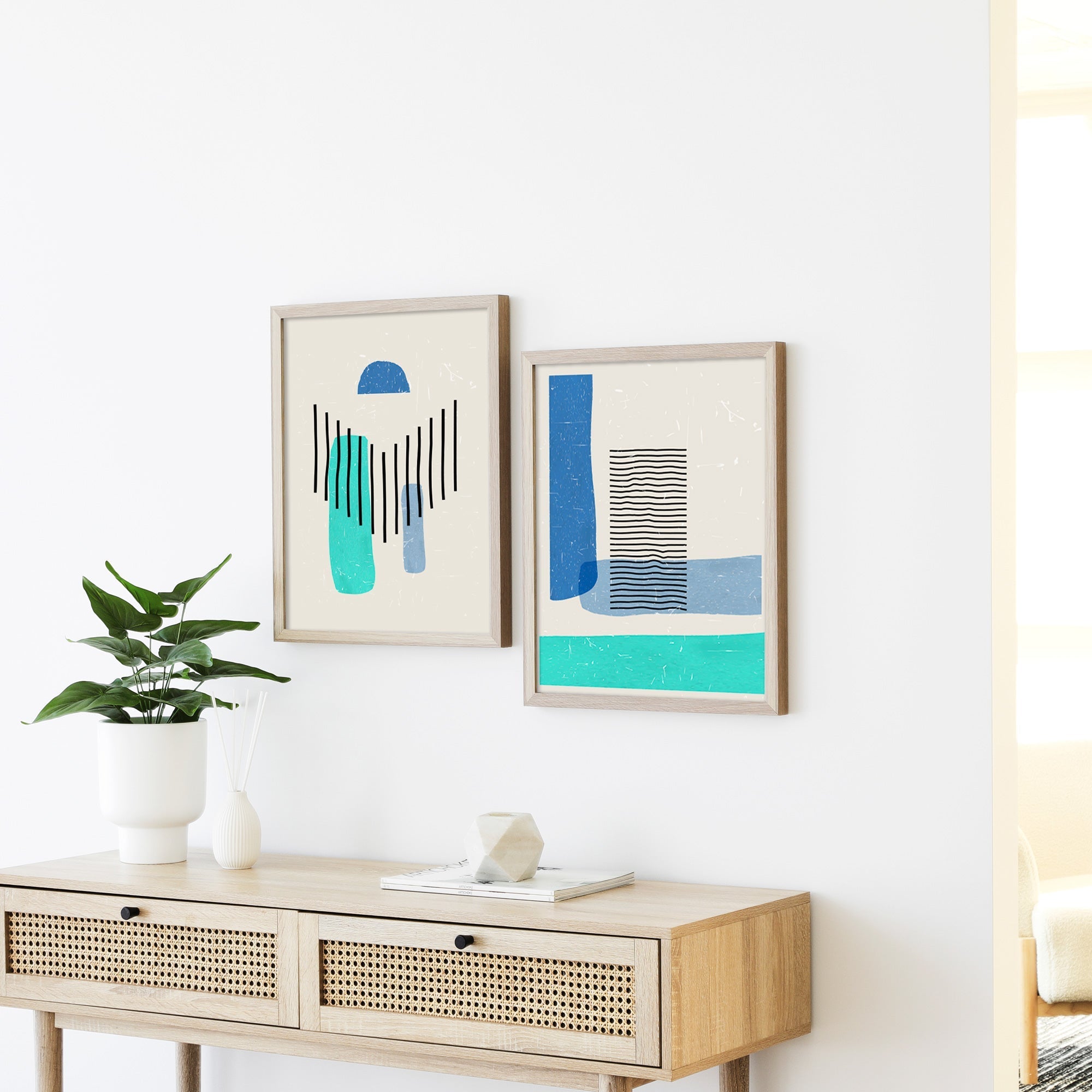 Set of 2 40x50cm Poster Photo Frames