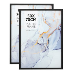 Set of 2 50x70cm Poster Photo Frames