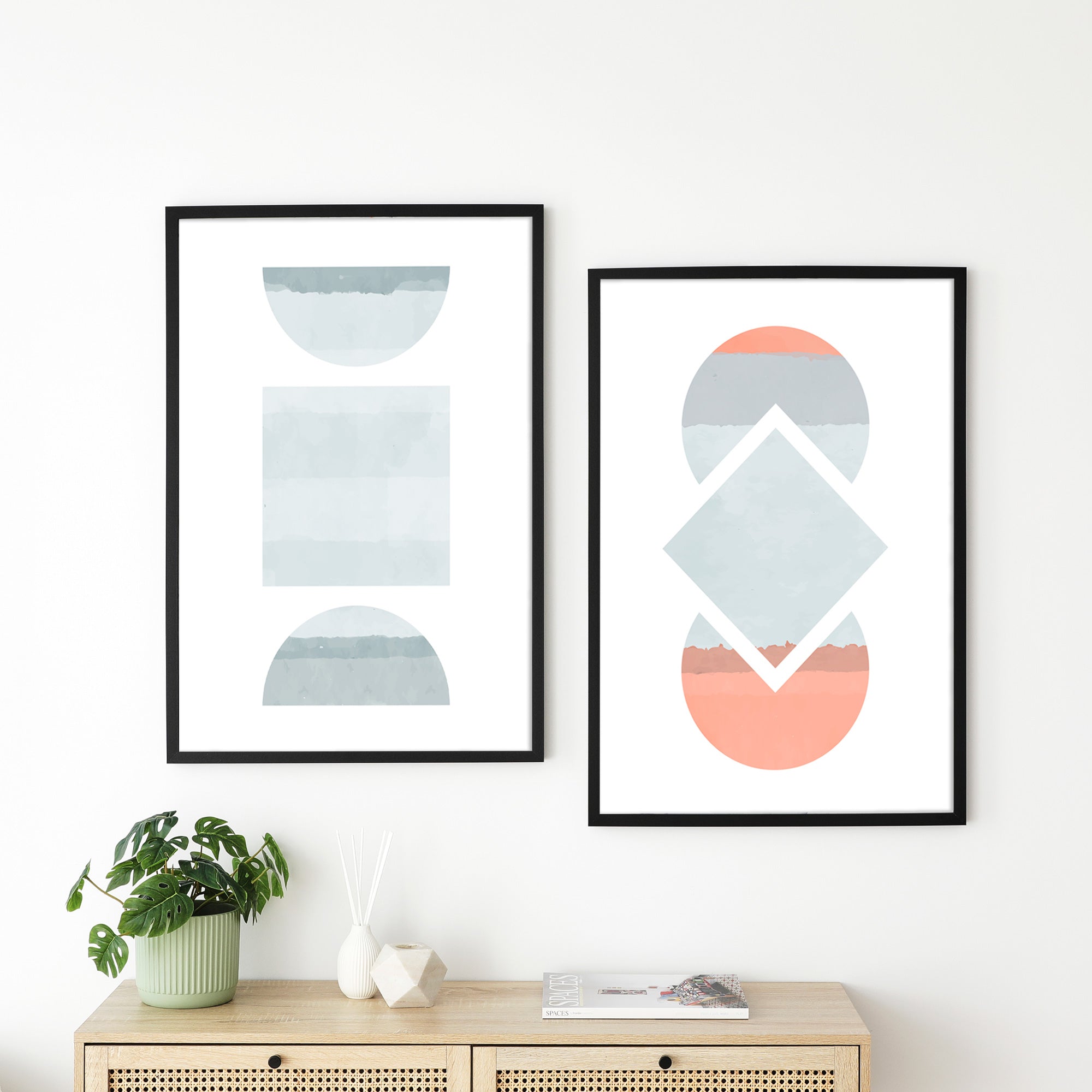 Set of 2 60x90cm Poster Photo Frames