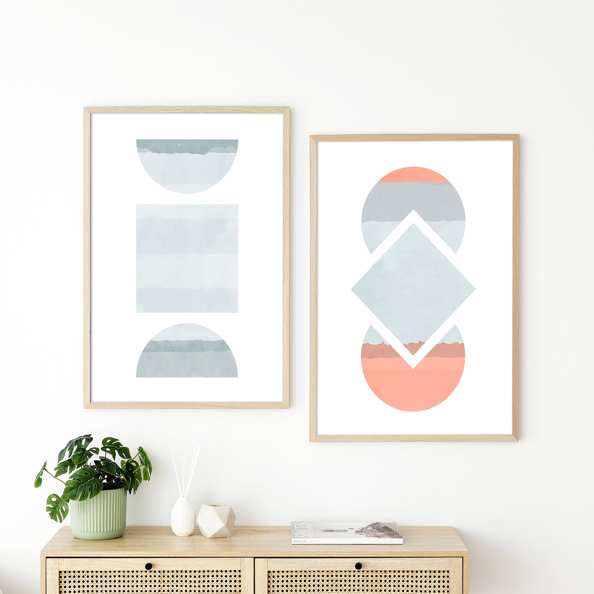 Set of 2 60x90cm Poster Photo Frames