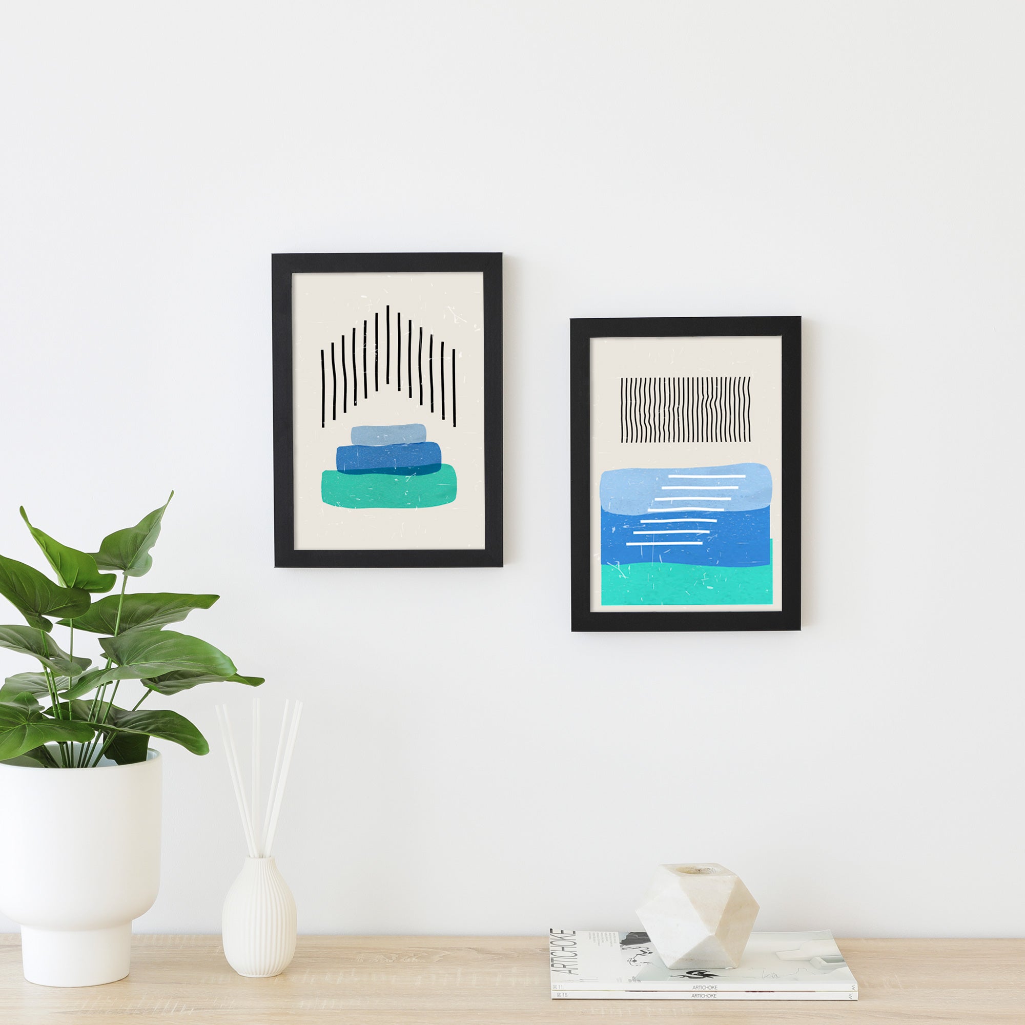 Set of 2 A4 Poster Photo Frames