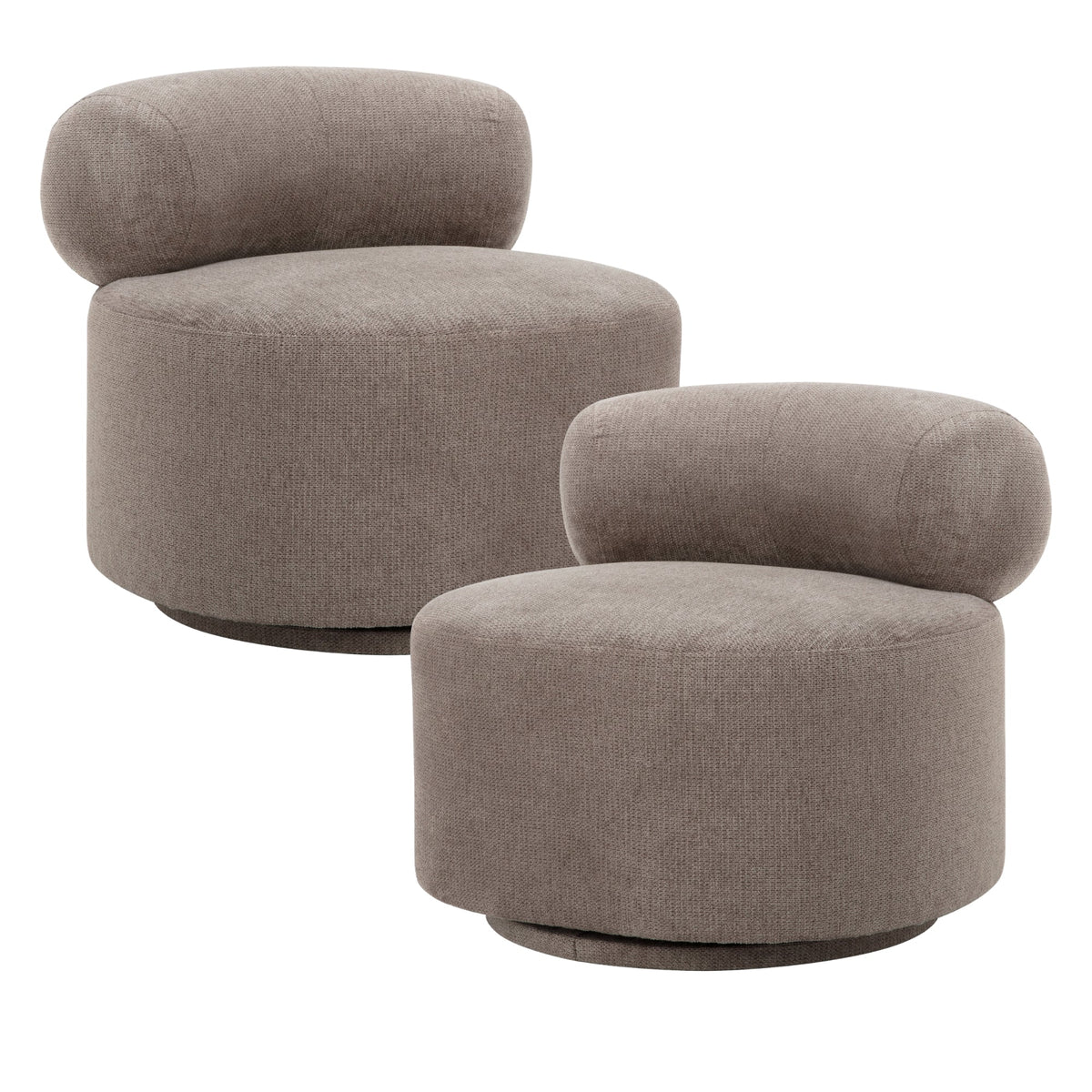 Bailey Armchair Chocolate (Set of 2)