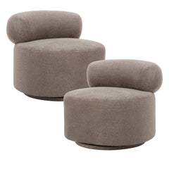 Bailey Armchair Chocolate (Set of 2)
