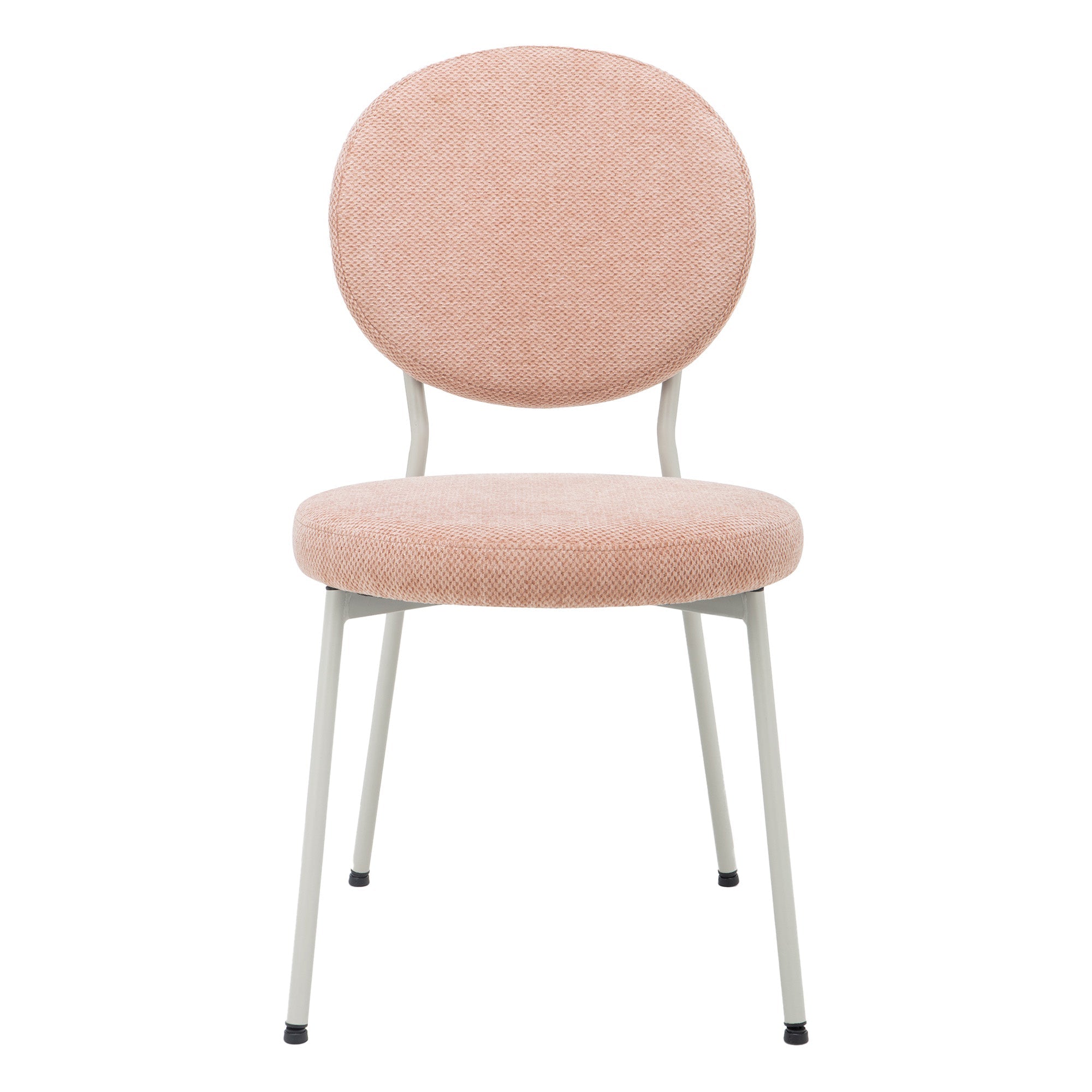 Dora Set of 4 Dining Chairs Pink and Grey