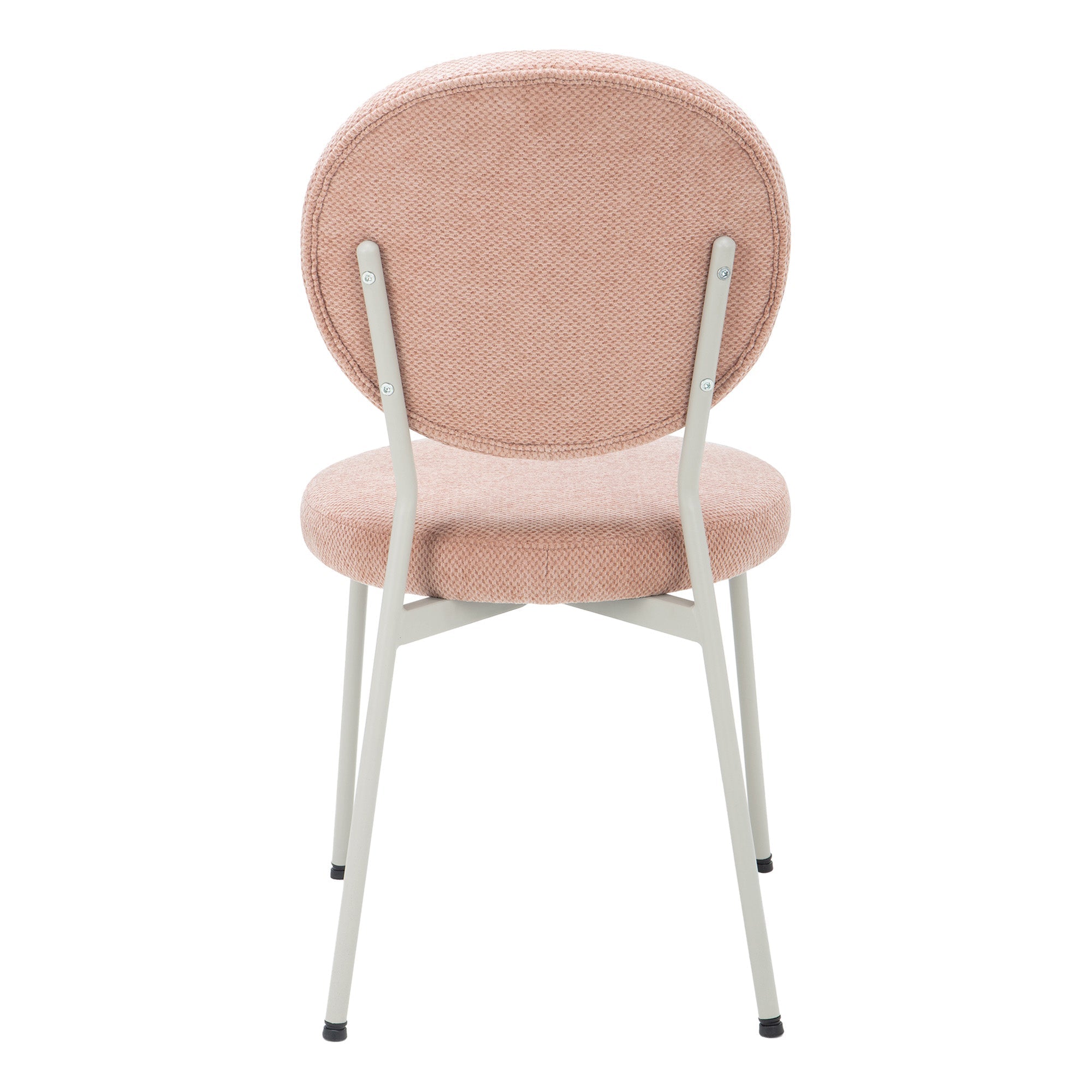Dora Set of 4 Dining Chairs Pink and Grey