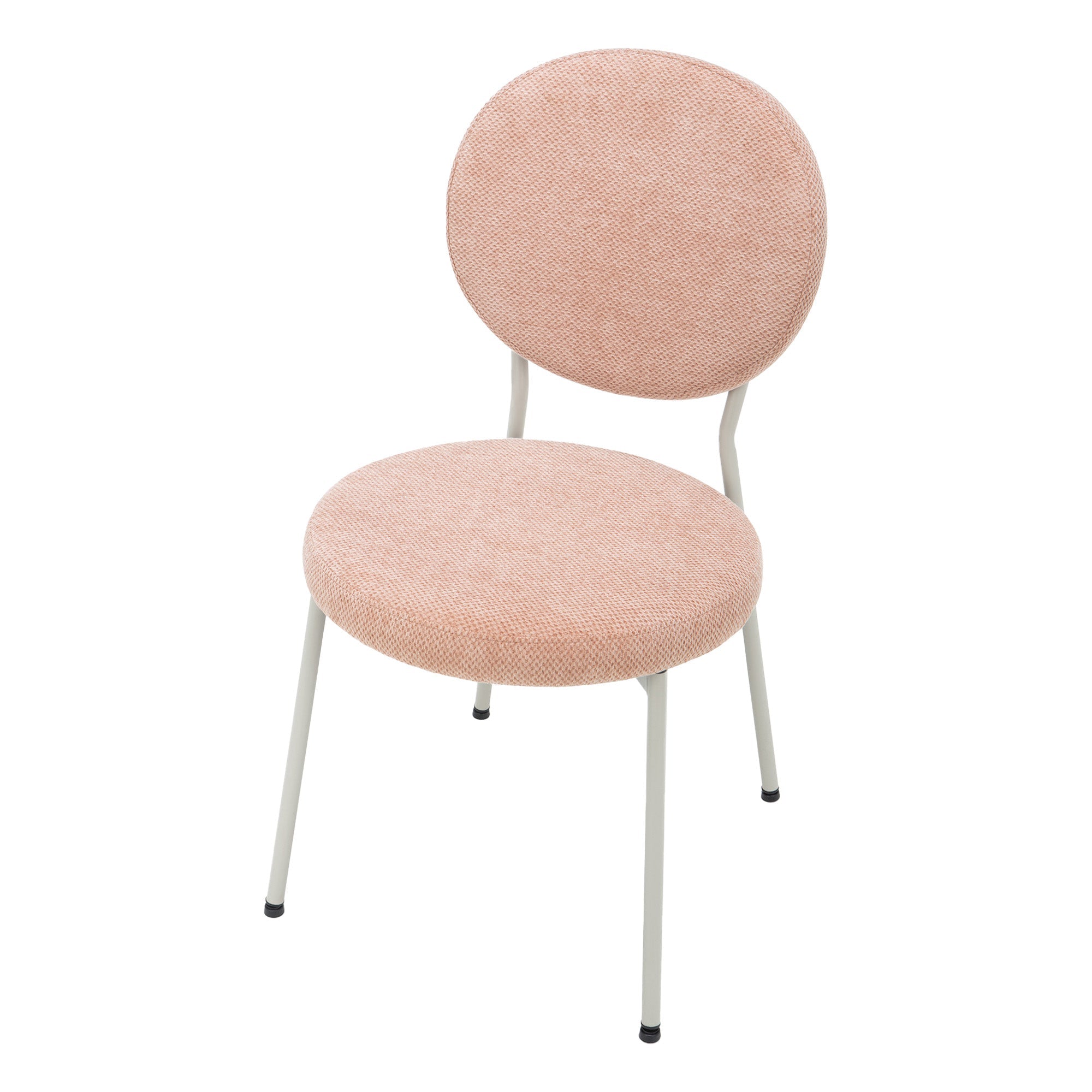 Dora Set of 4 Dining Chairs Pink and Grey