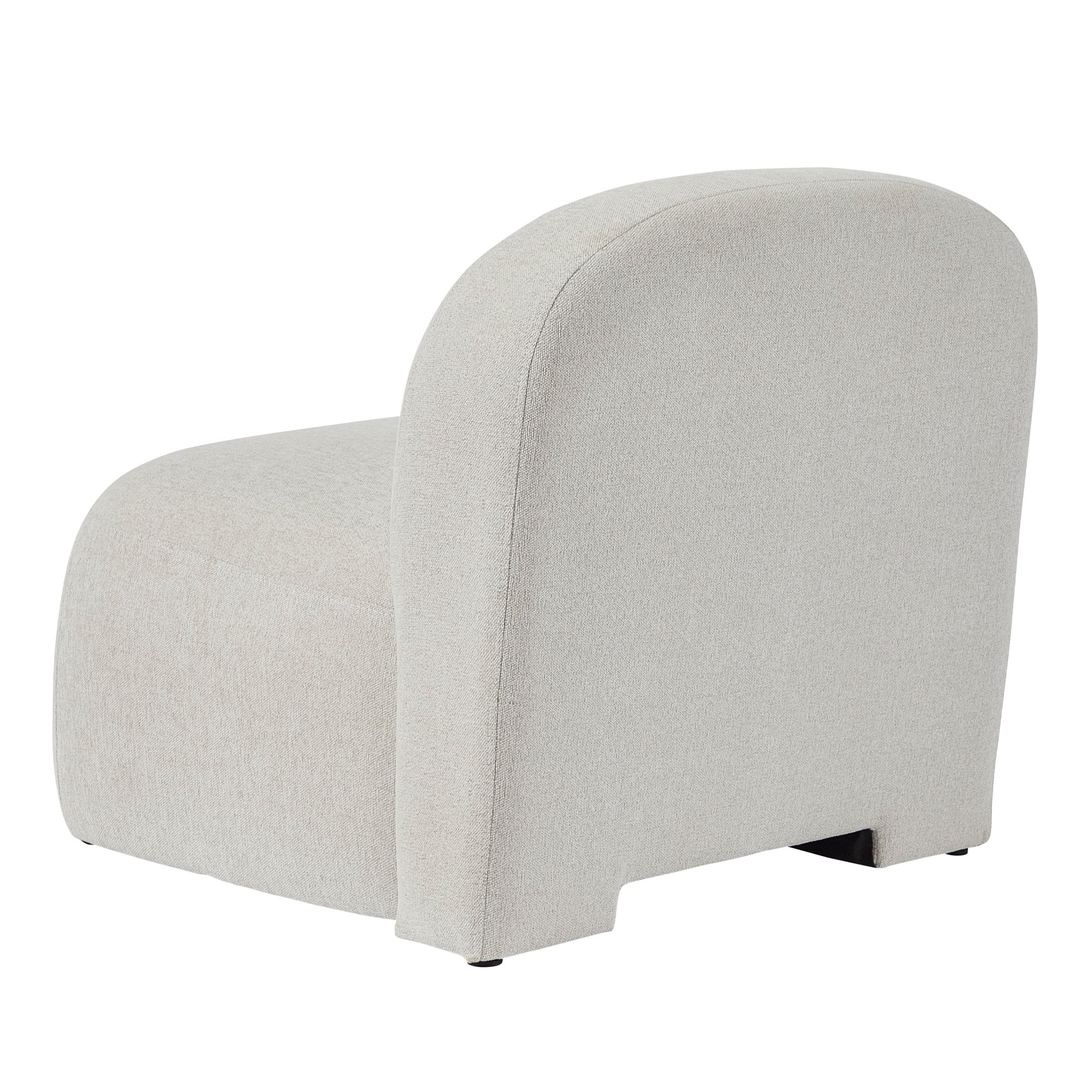 Luca Block Accent Chair Cream
