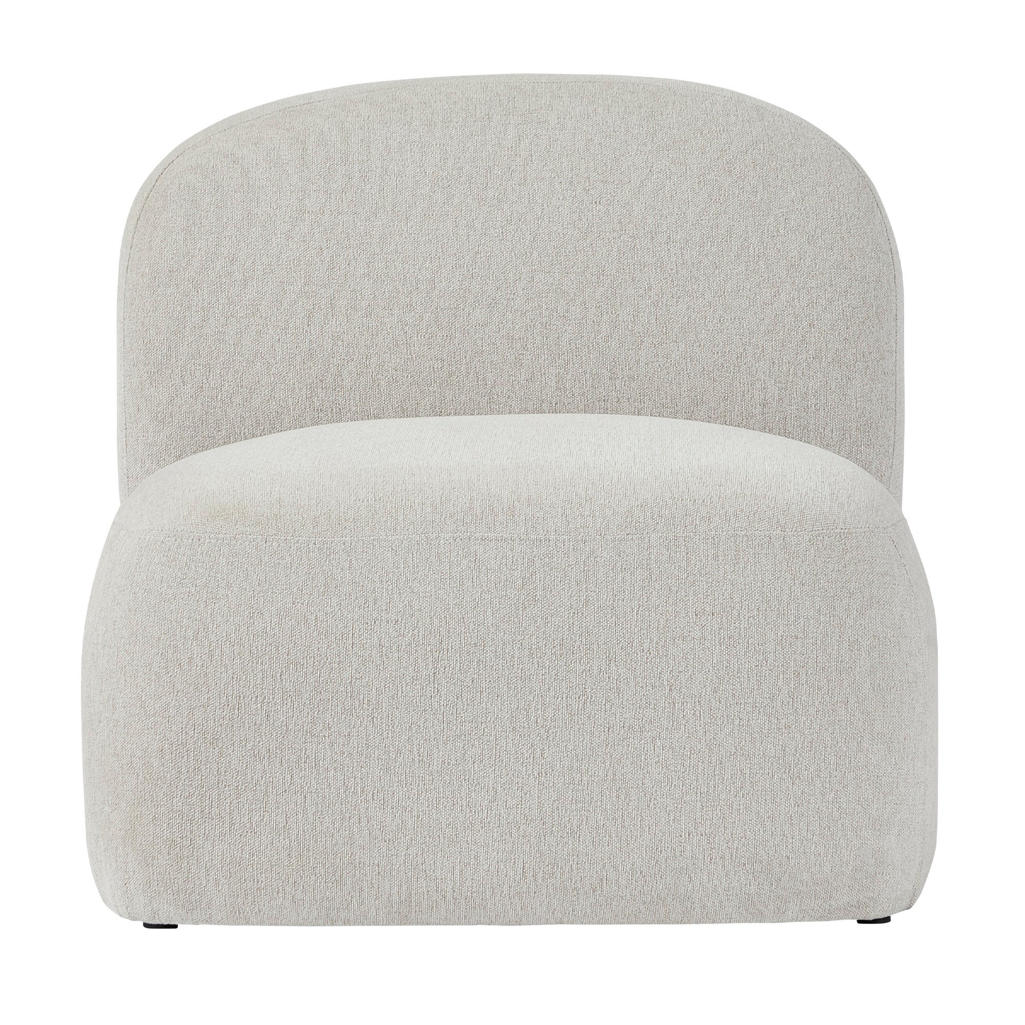 Luca Block Accent Chair Cream (Set of 2)