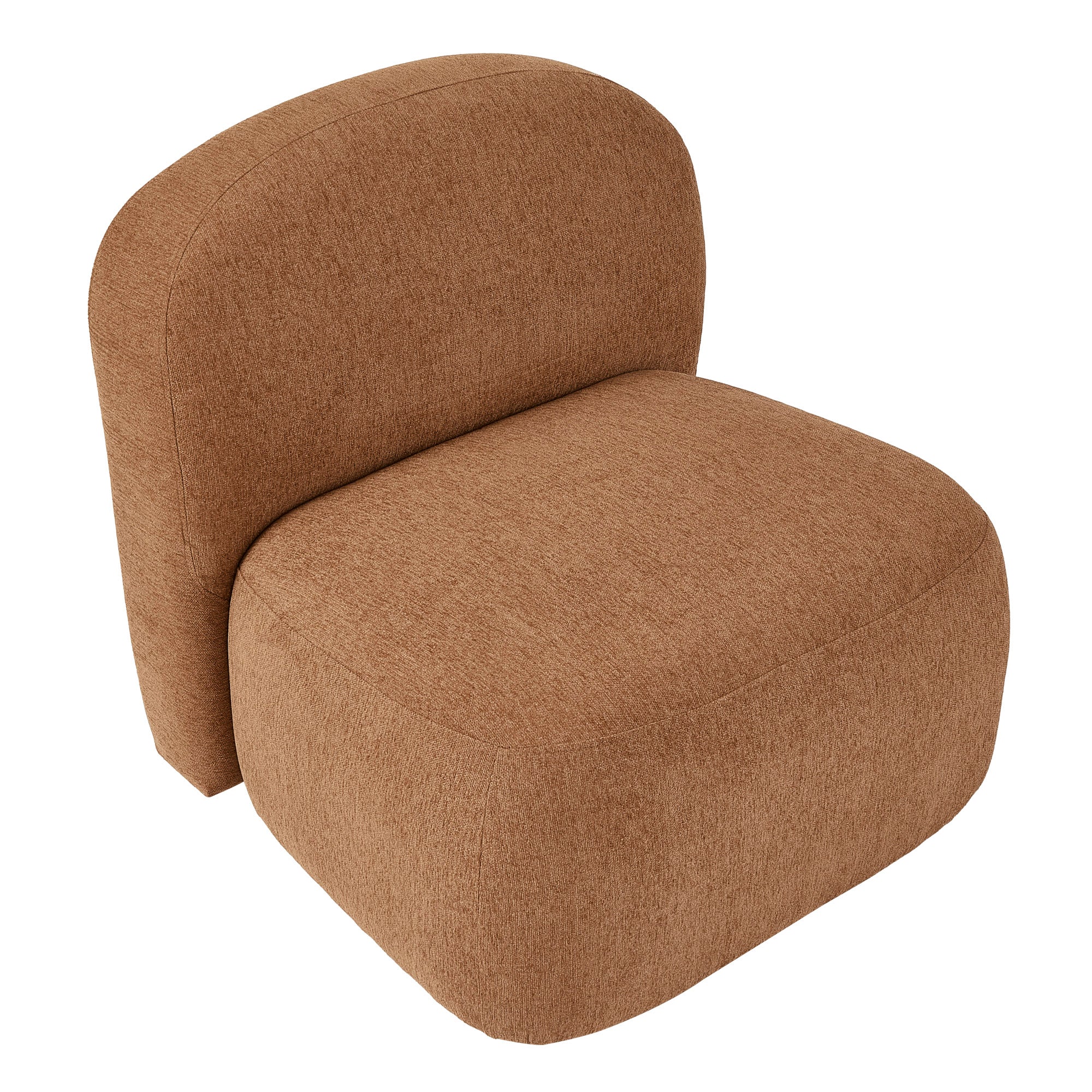 Luca Block Accent Chair Pumpkin (Set of 2)
