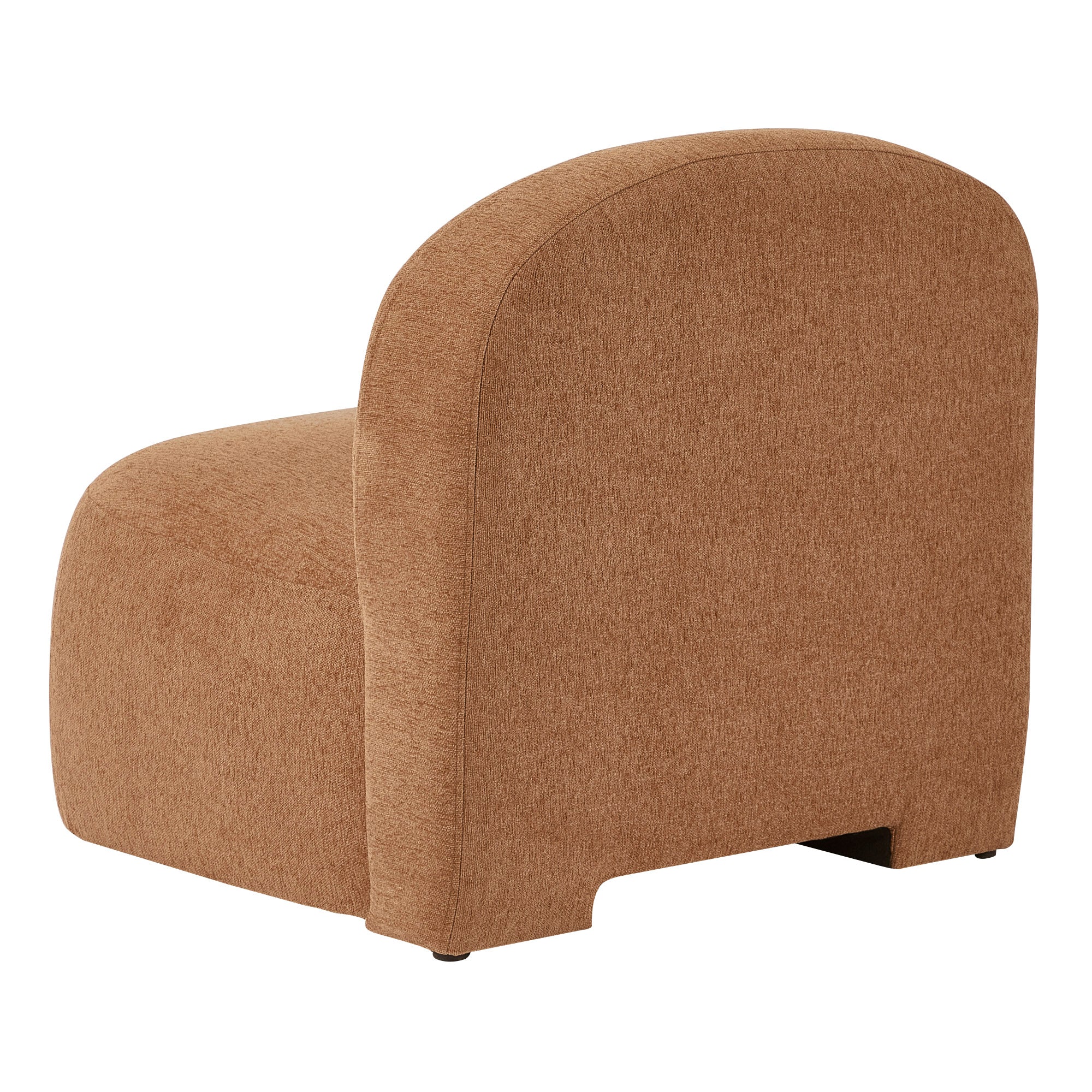 Luca Block Accent Chair Pumpkin
