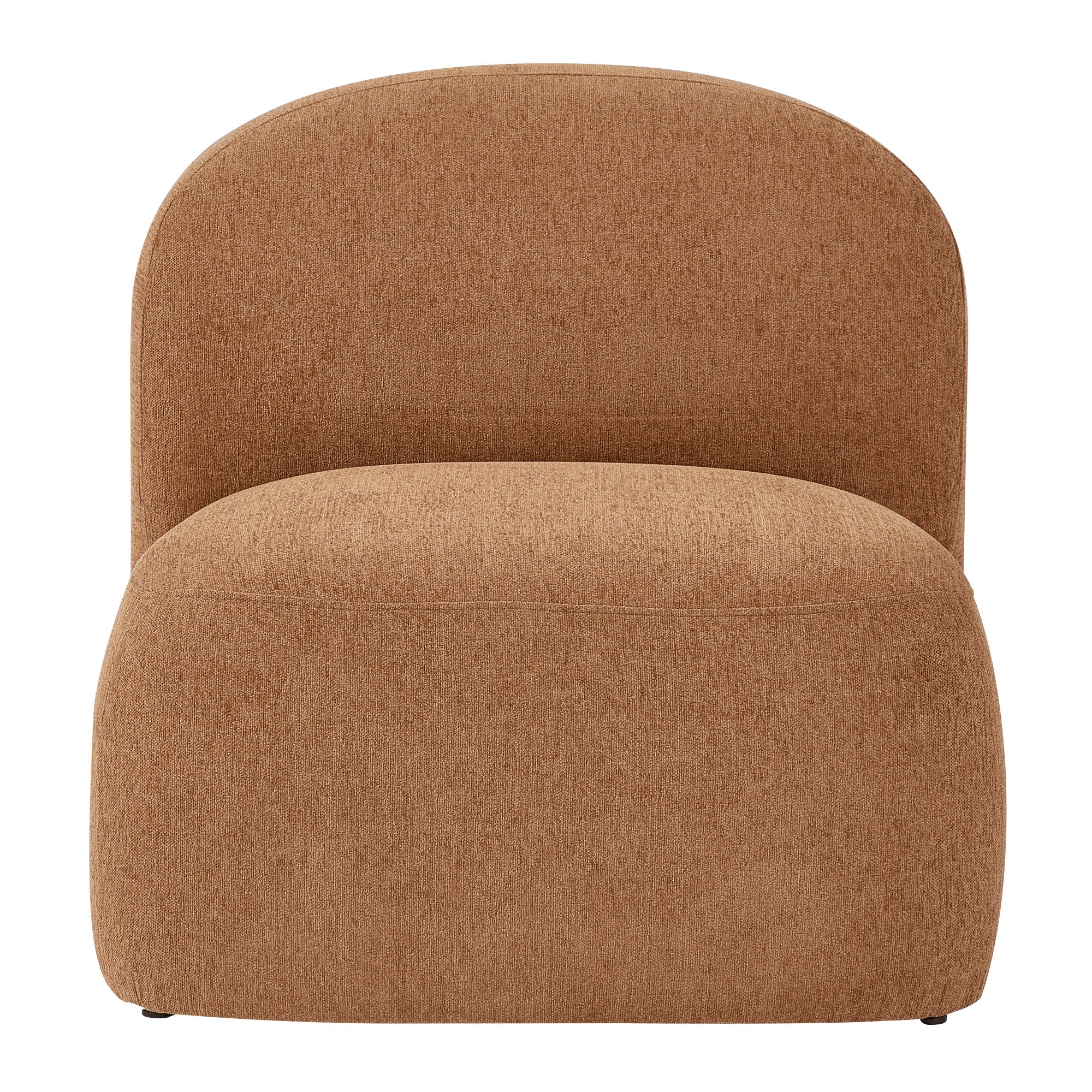 Luca Block Accent Chair Pumpkin