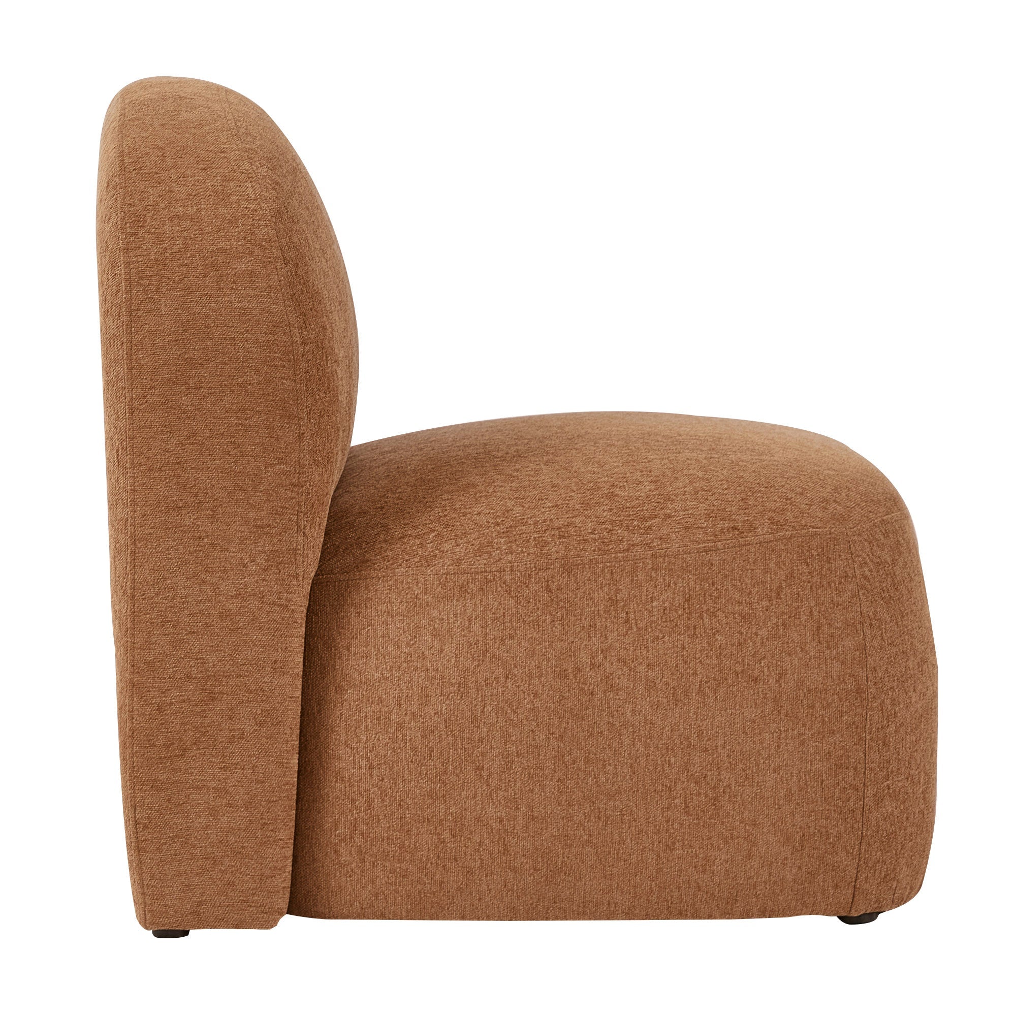 Luca Block Accent Chair Pumpkin (Set of 2)