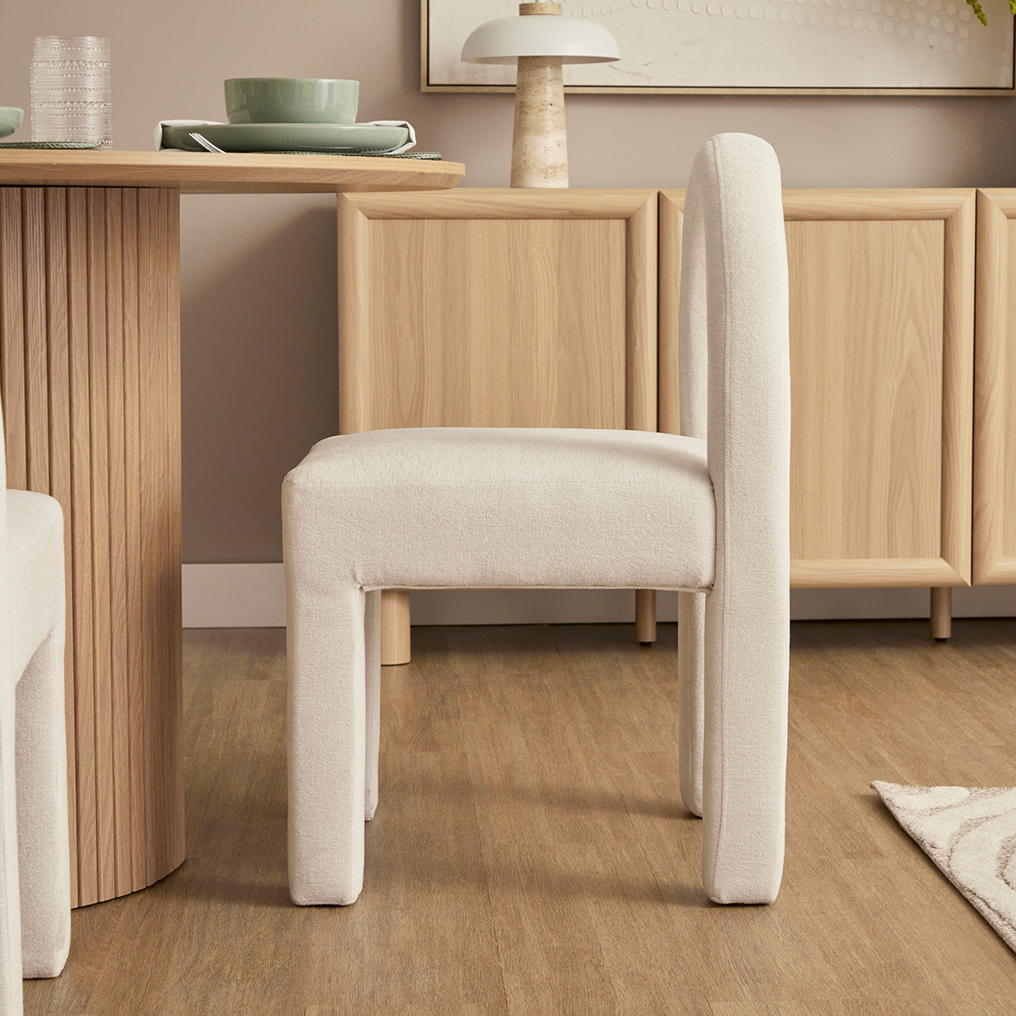 Alexis Set of 4 Dining Chairs Cream